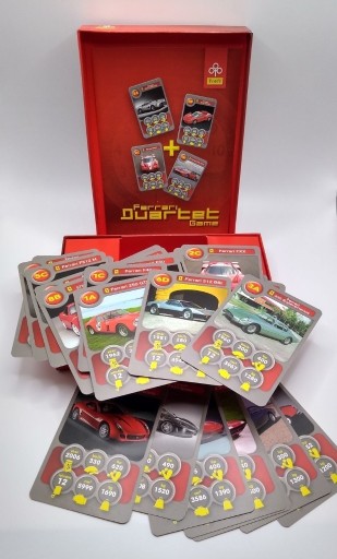 Zdjęcie oferty: Ferrari Quartet game - gra karciana 5+