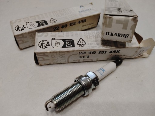 Zdjęcie oferty: 22 40 151 45R  ILKAR7Q7 świece kpl. 3 szt oryginał