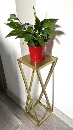 Zdjęcie oferty: Kwietnik stojak na kwiaty metalowy złoty na wymiar
