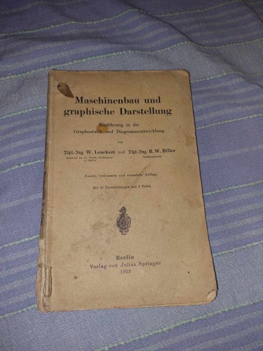Zdjęcie oferty: Maschinenbau und graphische Darstellung /1922/