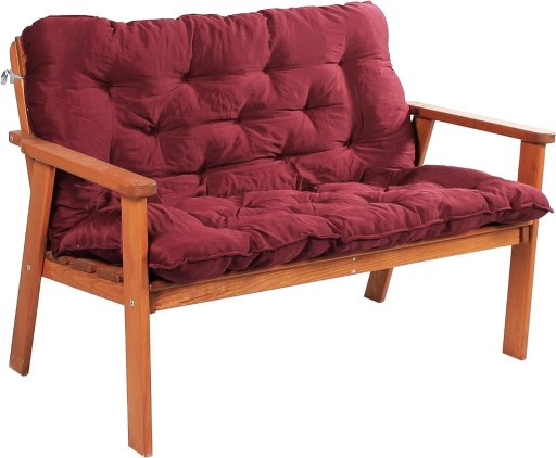Zdjęcie oferty: HOMECALL Poduszka na ławkę ogrodową czerwona