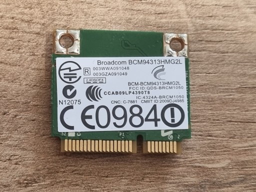 Zdjęcie oferty: Karta sieciowa Wifi DW1501 Broadcom BCM94313HMG2L