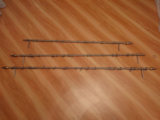 Zdjęcie oferty: Karnisze metalowe 160cm 152cm 130cm