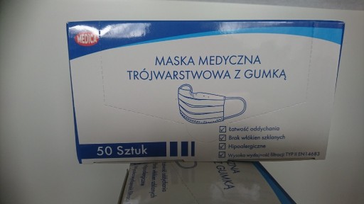 Zdjęcie oferty: MASKA MASECZKI MEDYCZNE Polski producent 