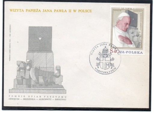 Zdjęcie oferty: koperta FDC - 2483 - 1979r.- Jan Paweł II