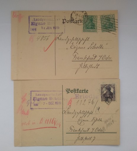 Zdjęcie oferty: Karty pocztowe z początku XX w 10szt