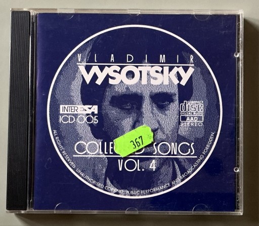 Zdjęcie oferty: VLADIMIR VYSOTSKY - COLLECTED SONGS