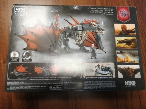 Zdjęcie oferty: Mega Construx Game of Thrones Daenerys & Dragon