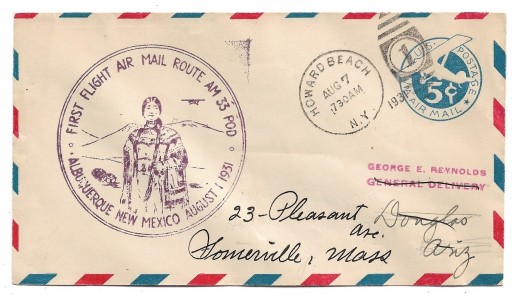 Zdjęcie oferty: Pierwszy lot, USA, A.M. 33 z Albuquerque 7.8.1931