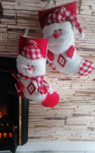 Zdjęcie oferty: Skarpeta prezentowa Bałwanek  superjakosc wykonanie 2sztuki