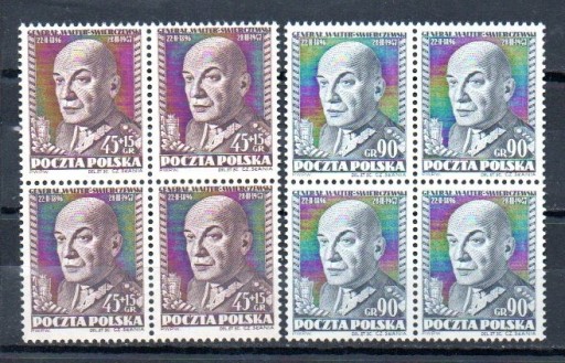 Zdjęcie oferty: 588-89** Generał Karol Świerczewski  - czwórki