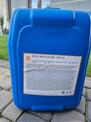 Zdjęcie oferty: DELO 400 XLE SAE 10W-30.   20 Litrow