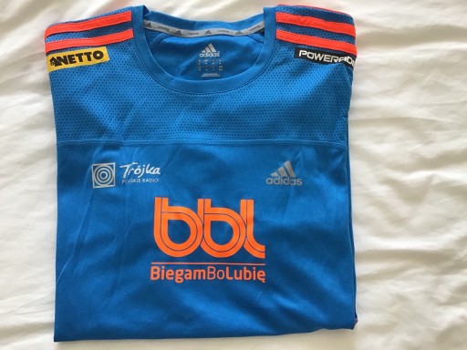 Zdjęcie oferty: Koszulka biegowa Adidas BBL Biegam bo Lubię r.M