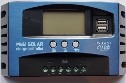 Zdjęcie oferty: Kontroler słoneczny PWM 40A 2xUSB 12V 24V 