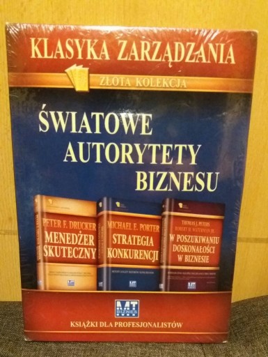 Zdjęcie oferty: Menedżer skuteczny Peter Drucker + 2 książki, NOWE