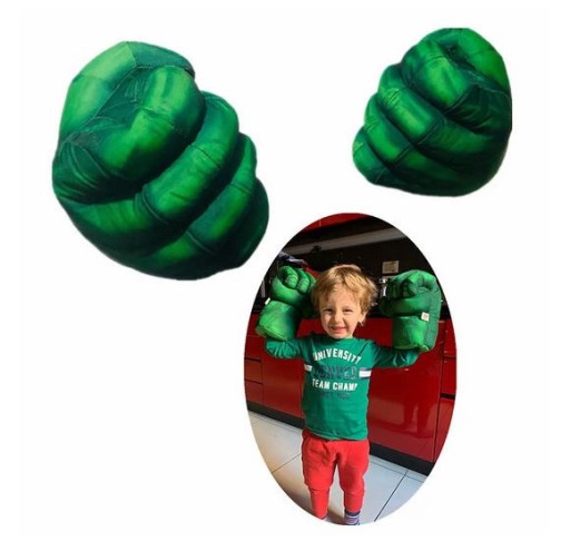 Zdjęcie oferty: Hulk pięści kostium przebranie dla dziecka
