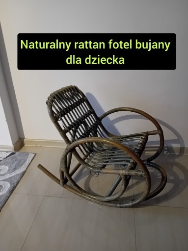 Zdjęcie oferty: Fotel bujany dziecięcy Bujak fotel na biegunach 