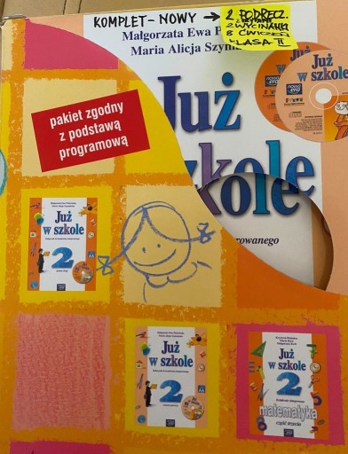 Zdjęcie oferty: Już w szkole-klasa 2-komplet,2 podręcz+CD, 8 ćwicz