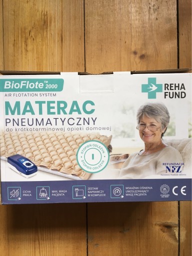 Zdjęcie oferty: Materac pneumatyczny odleżyny BioFlote NOWY! 