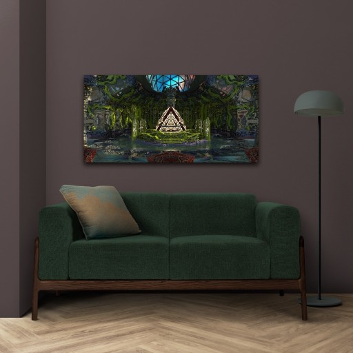 Zdjęcie oferty: Obraz na płótnie 170x80cm, Grafika3D, Abstrakcja