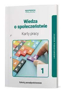 Zdjęcie oferty: Wiedza o społeczeństwie 1 Karty pracy Operon podst