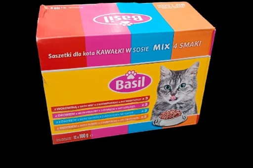 Zdjęcie oferty: Basil karma dla kota 12 saszetek 