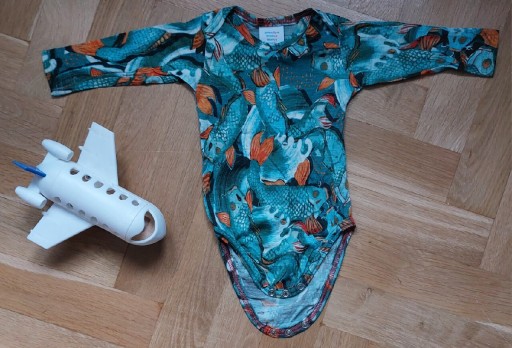 Zdjęcie oferty: Body niemowlęce r.74 Patterns 100%merino super cienkie