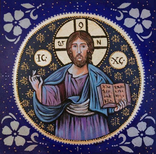 Zdjęcie oferty: Obraz Jezusa Chrystusa Pantokratora 