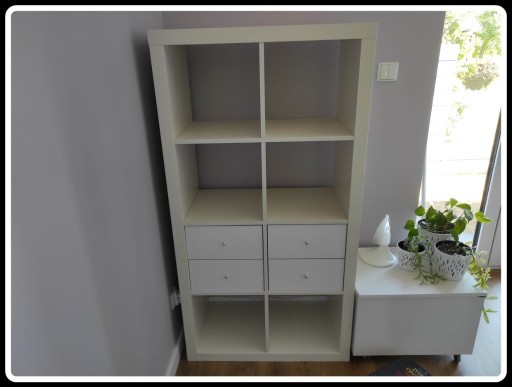 Zdjęcie oferty: IKEA regał - szafka z szufladami kallax biały