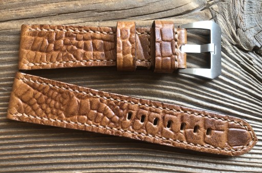 Zdjęcie oferty: Pasek do zegarka Panerai handmade skóra 24 mm