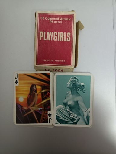 Zdjęcie oferty:  Vintage Playgirls No.1004 karty do gry cała talia