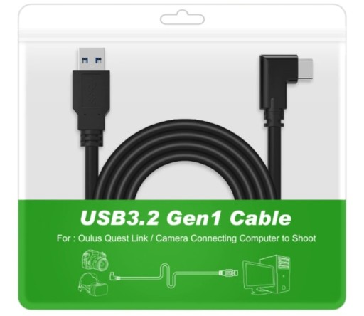 Zdjęcie oferty: Kabel usb 3.2 5 Gbps 5m do okularów VR meta quest 1 2 3 Steamlink