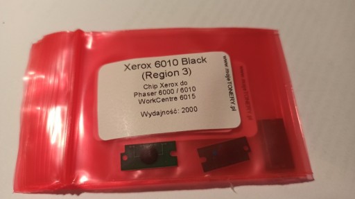 Zdjęcie oferty: 6x Chip do tonera czarnego Black Xerox Phaser 6000
