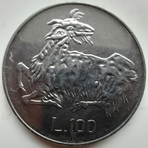 Zdjęcie oferty: San Marino - 100 lira - 1974