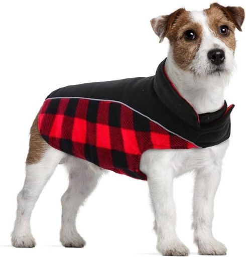 Zdjęcie oferty: Sweterek / Ubranko dla psa czerwony w krate r. XL