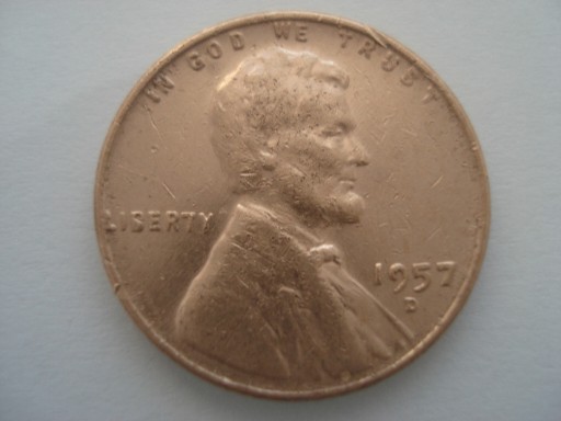 Zdjęcie oferty: USA   1 cent   1957 D
