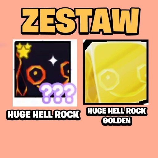 Zdjęcie oferty: Huge Hell Rock + Golden Hell Rock Pet Simulator X