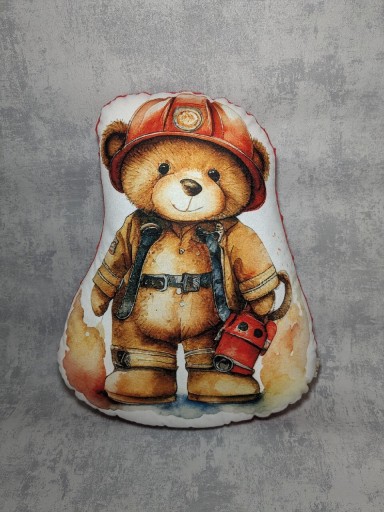 Zdjęcie oferty: Poduszka 37cm przytulank strażak miś dzień dziecka