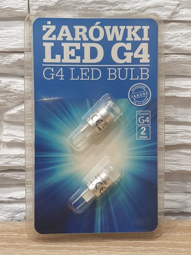 Zdjęcie oferty: Żarówki LED G4, 12 V, 0.8W, biała ciepła (2szt)