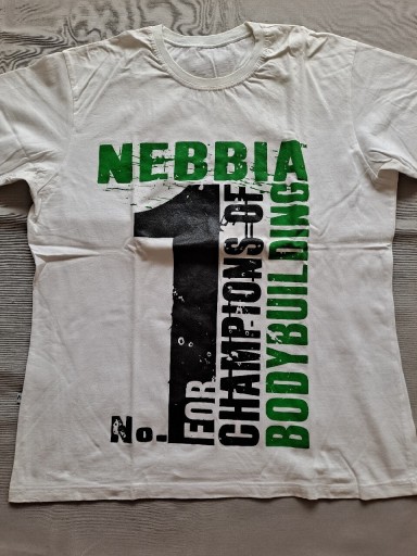 Zdjęcie oferty: Koszulka NEBBIA BODYBUILDING - M