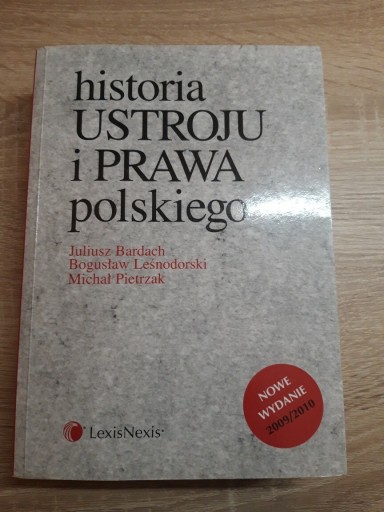 Zdjęcie oferty: Historia ustroju i prawa polskiego 