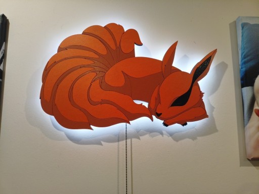 Zdjęcie oferty: Lampka Kitsune ręcznie malowana 