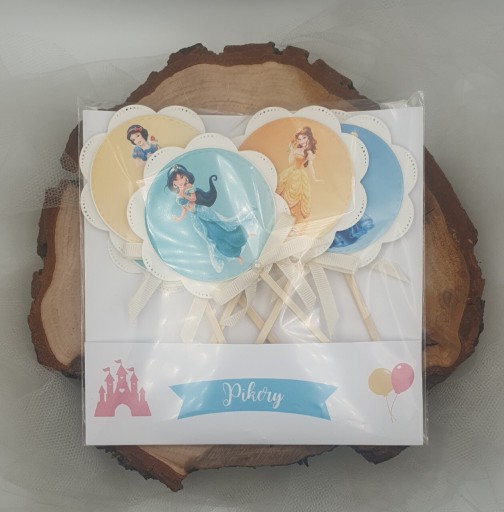 Zdjęcie oferty: Pikery ozdoba do ciast urodzinki dziewczynki Księżniczki