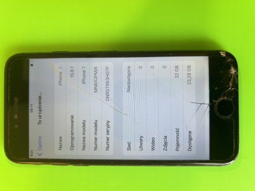 Zdjęcie oferty: iPhone 7 32 GB czarny