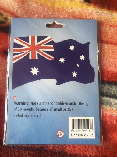 Zdjęcie oferty: Komplet Naklejka Magnesowa flaga Australijska !!  