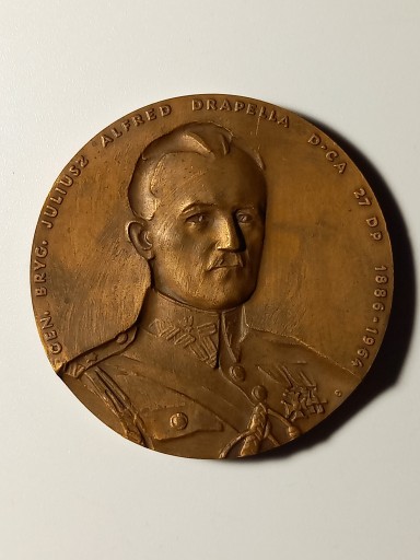 Zdjęcie oferty: Medal Gen. Bryg. Juliusz Alfred Drapella Dca 27 DP