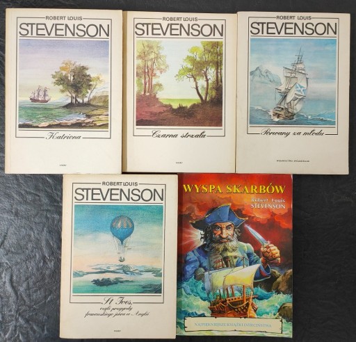 Zdjęcie oferty: Robert Louis Stevenson 5 książek Wyspa skarbów