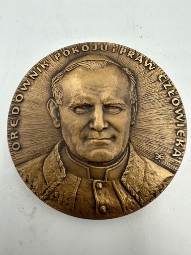 Zdjęcie oferty: Medal Jan Paweł II Orędownik pokoju sygn. Gorol