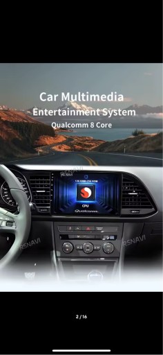 Zdjęcie oferty: Seat Leon 3 MK3 2012-2020 Radio CarPlay/ Android Auto Qualcomm 12/256 GB