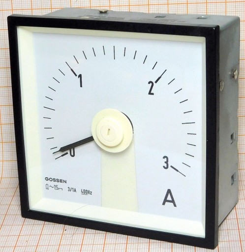 Zdjęcie oferty: Amperomierz 1A AC 600V GOSSEN [R3W2]L1